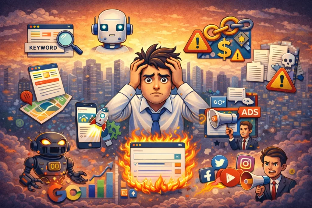 Organic traffic growth through SEO strategy